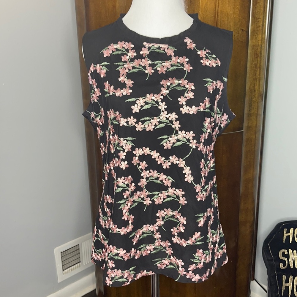 Tommy Hilfiger Cherry Blossom Sleeveless Blouse
